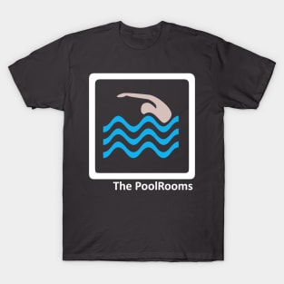 The PoolRooms -The Backrooms - White Outlined Version T-Shirt